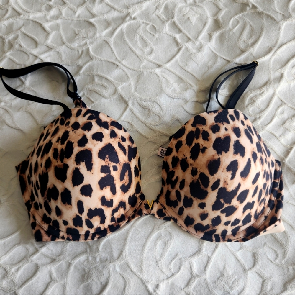 Victoria's Secret New Love Cloud Plunge Push-up Bra 34DDD
